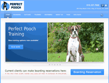 Tablet Screenshot of perfect-pooch.com